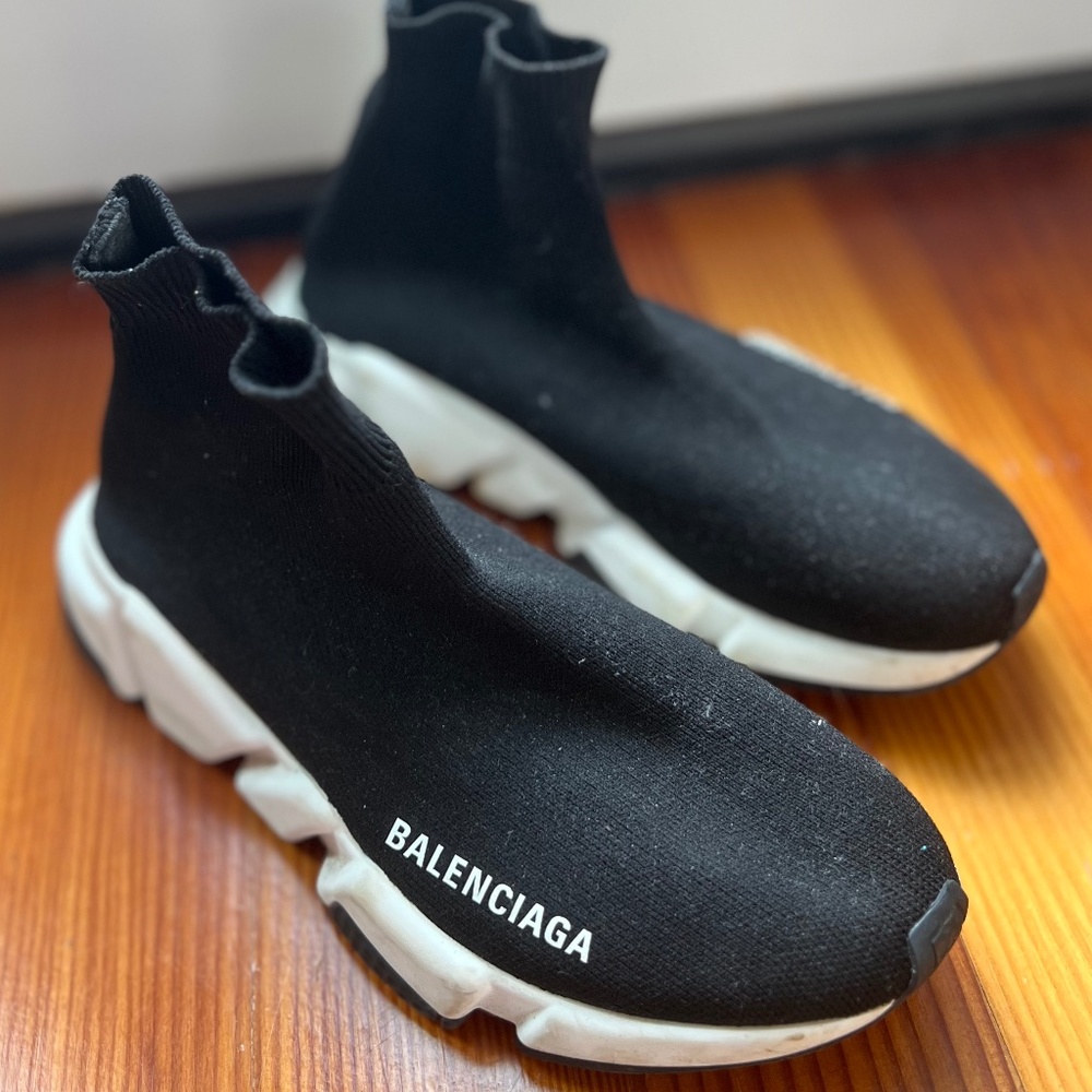 Balenciaga Speed in black /white (35 EU)